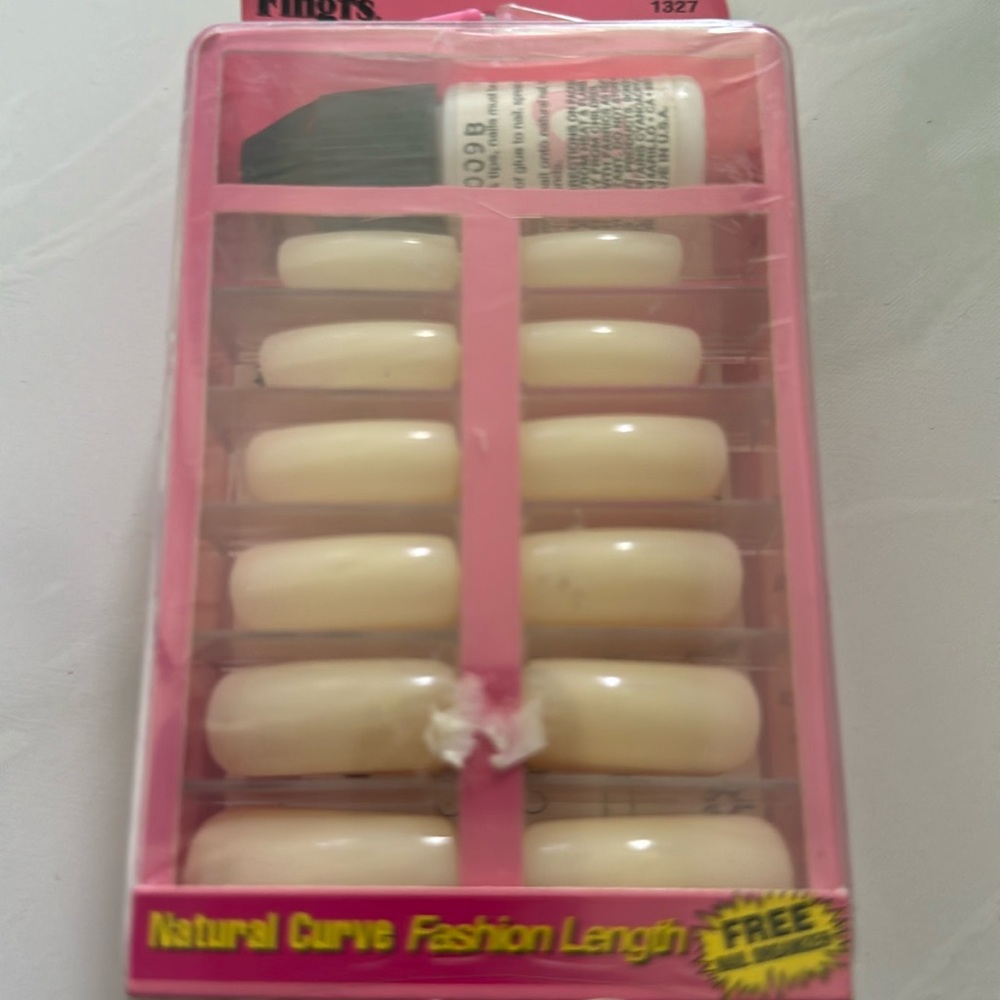 Natural curve fashion length nails